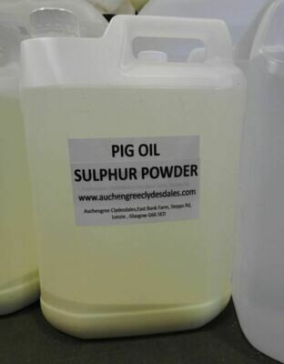 Matthew Burks Leg Oil and Sulphur (5Ltr)