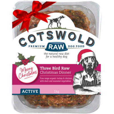 Cotswold Raw Christmas Feast - Three Bird (1kg)