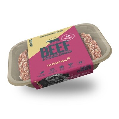 Naturaw Beef with Organic Chicken (500g)