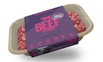Naturaw Beef and Venison (500g)