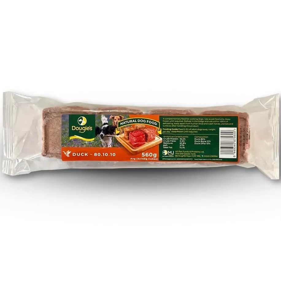 Dougie&#39;s Duck 80/10/10 (4 x 140g)