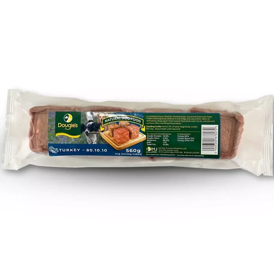 Dougie&#39;s Turkey 80/10/10 (4 x 140g)
