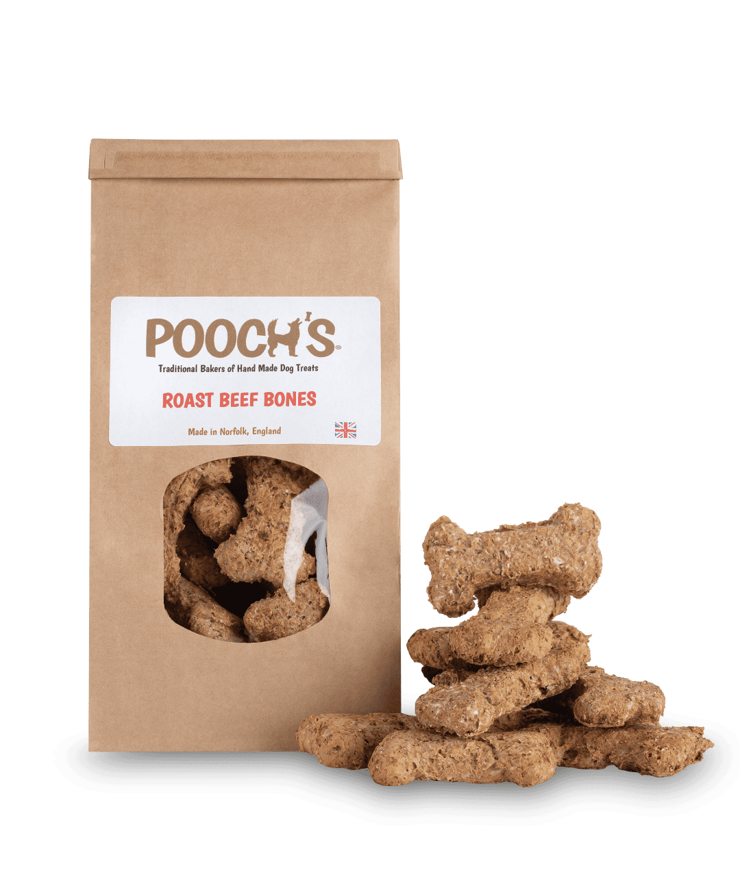 Pooch's Roast Beef Bones (250g)