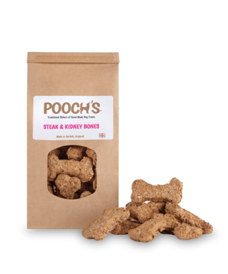 Pooch's Steak and Kidney Bones (250g)