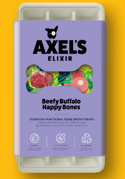 Axel&#39;s Elixir Beefy Buffalo Happy Bones (5 pack)