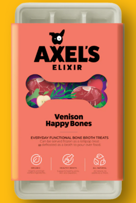 Axel&#39;s Elixir Venison Buffalo Happy Bones (5 pack)