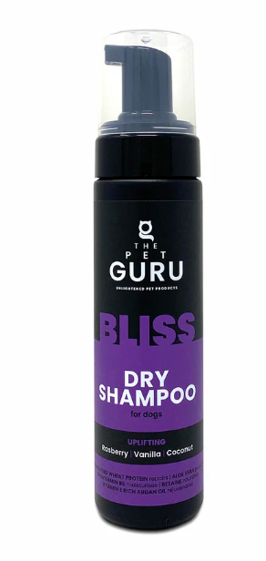 The Pet Guru BLISS - raspberry vanilla coconut - uplifting dry shampoo (200ml)