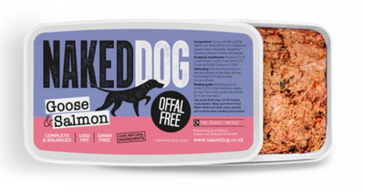 Naked Dog Original Offal Free Goose &amp; Salmon (2 x 500g)