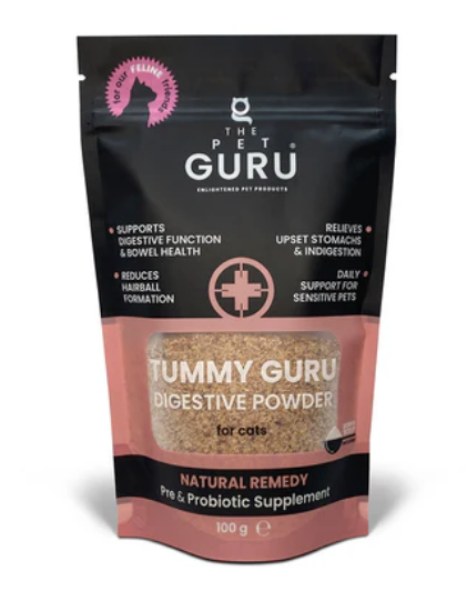 The Pet Guru HEALTH -Tummy Guru digestive support for Cats (100g)