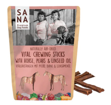 SANA horse vital chewing stick with pears and linseed oil (150g)