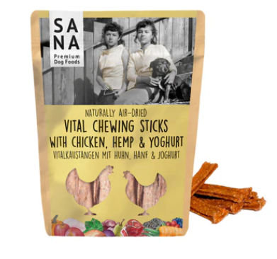 SANA chicken vital chewing stick with hemp and yogurt (150g)
