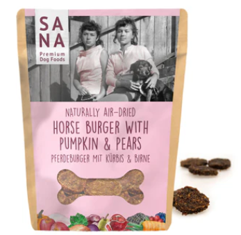 SANA horse burgers with pumpkin and pears (100g)