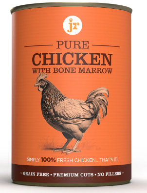 JR Pure Chicken with Bone Marrow Topper/Mixer 400g