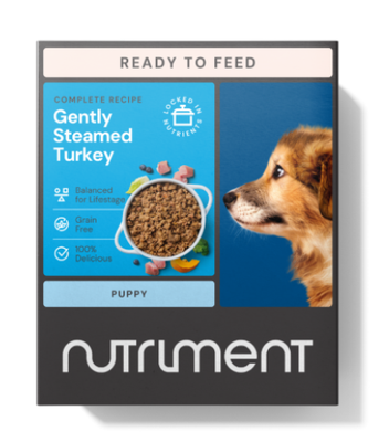 Gently Steamed Recipe - Turkey for Puppies (395g)