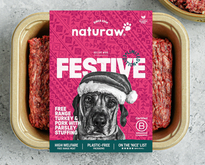 Naturaw Festive Feast with Turkey, Pork and Parsley (500g)