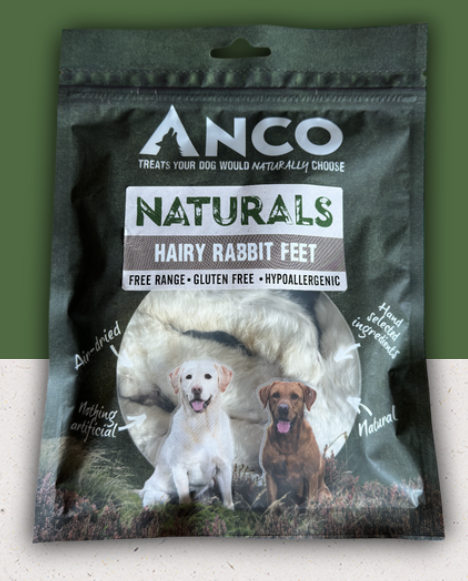 Anco Hairy Rabbit Feet (100g)