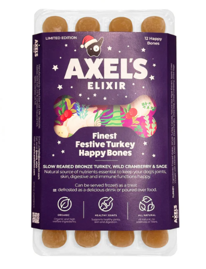 Axel's Elixir Festive Turkey Happy Bones (5 pack)