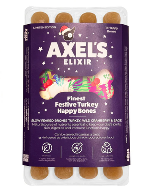 Axel's Elixir Festive Turkey Happy Bones (5 pack)
