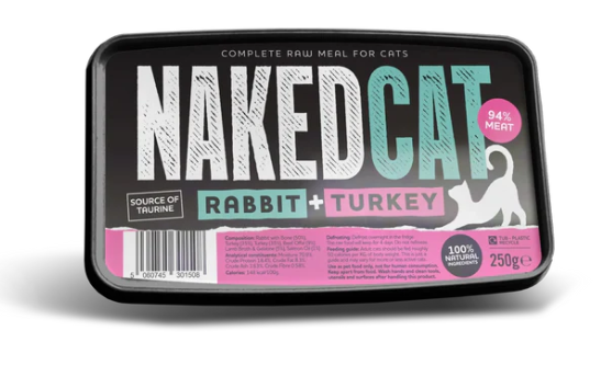 Naked Cat - Rabbit and Turkey  (250g)