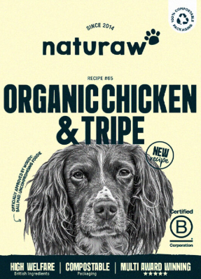 Naturaw Organic Chicken &amp; Tripe (500g)