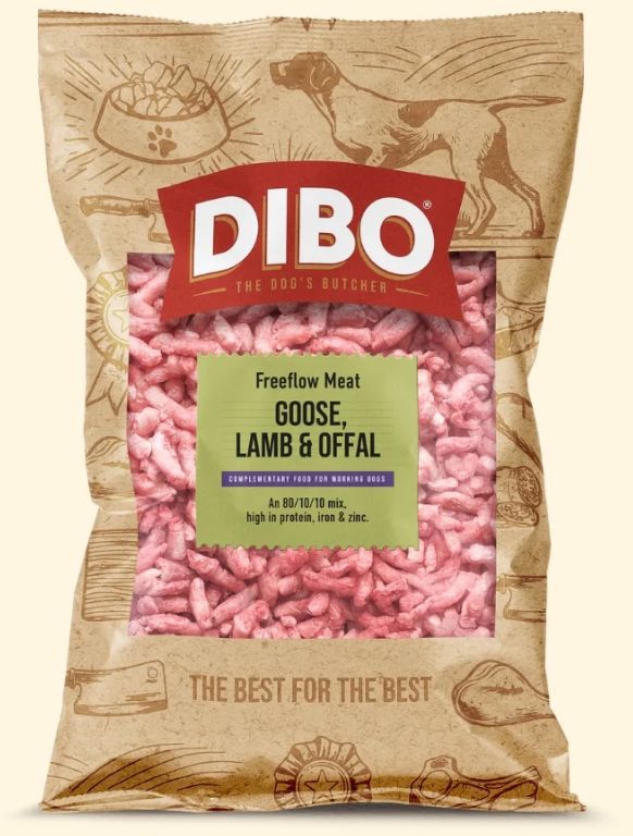 Dibo Goose, Lamb and Offal Freeflow 80/10/10 (1kg)