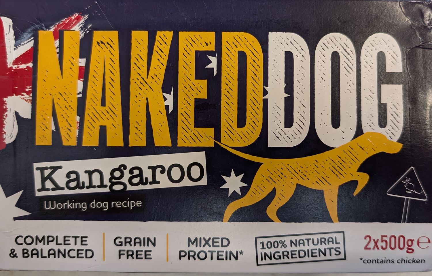 Naked Dog Original Kangaroo (2 x 500g)