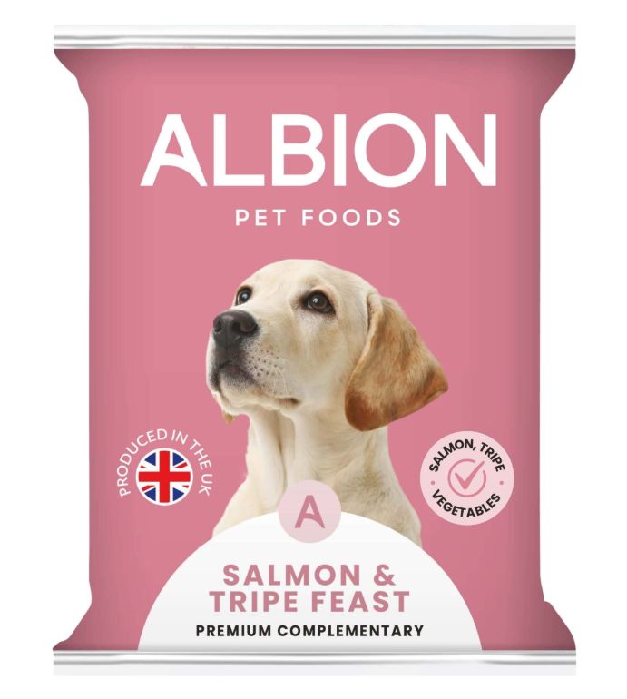 Albion Premium Salmon and Tripe Feast (454g)