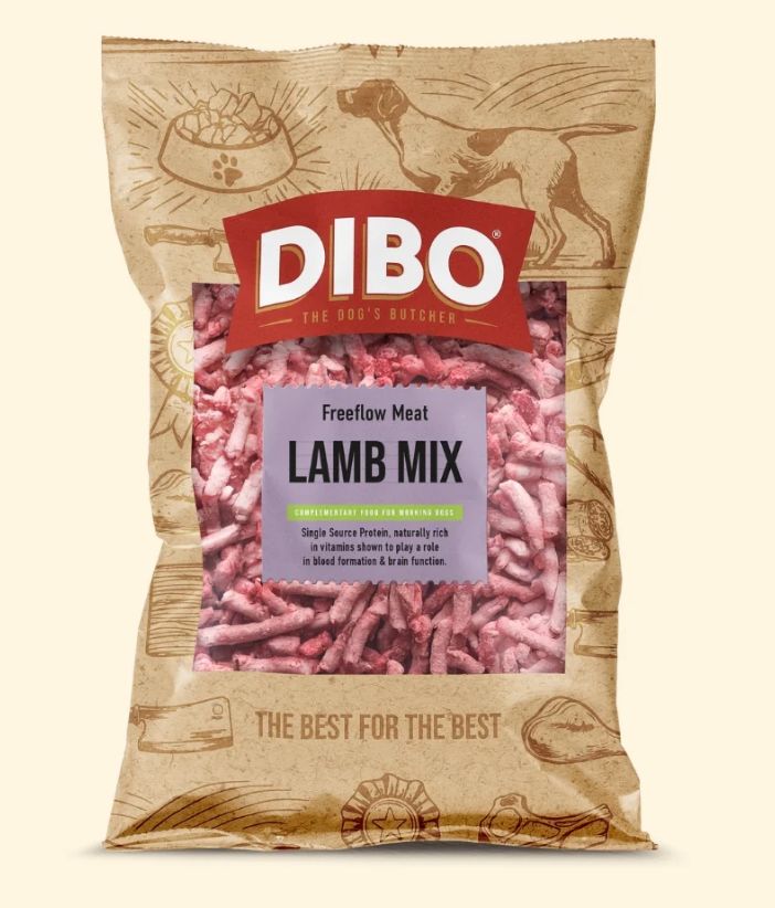 Dibo Free Flow Lamb Mix 80/10/10 (1kg)
