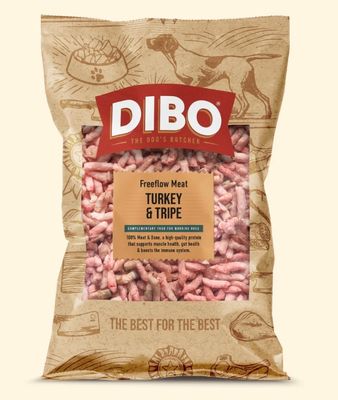 Dibo Free Flow Turkey and Tripe 80/10/10 (1kg)