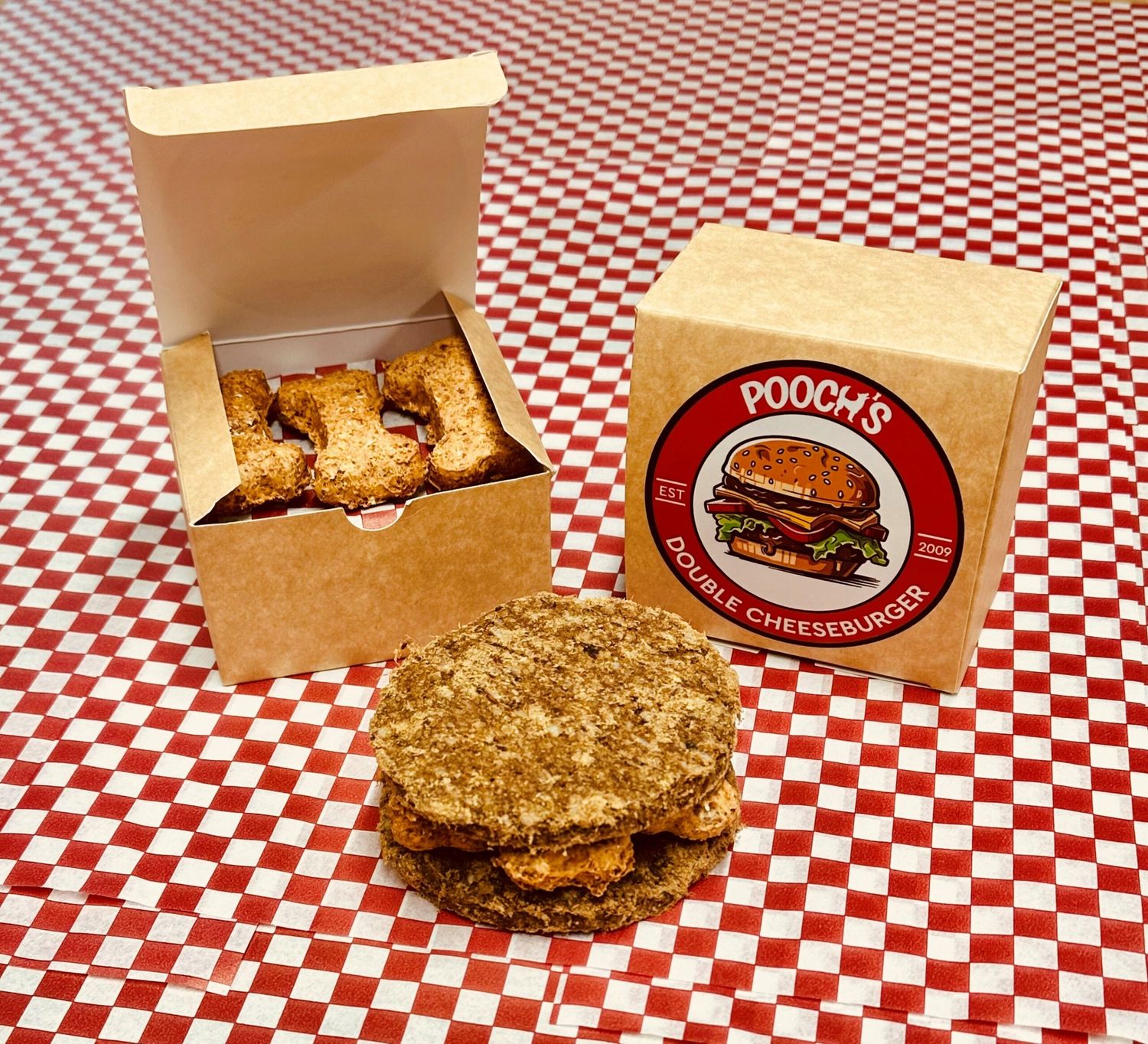 Pooch's Double Cheeseburger