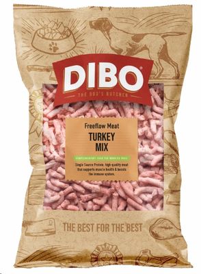 Dibo Free Flow Turkey Mix 80/10/10 (1kg)