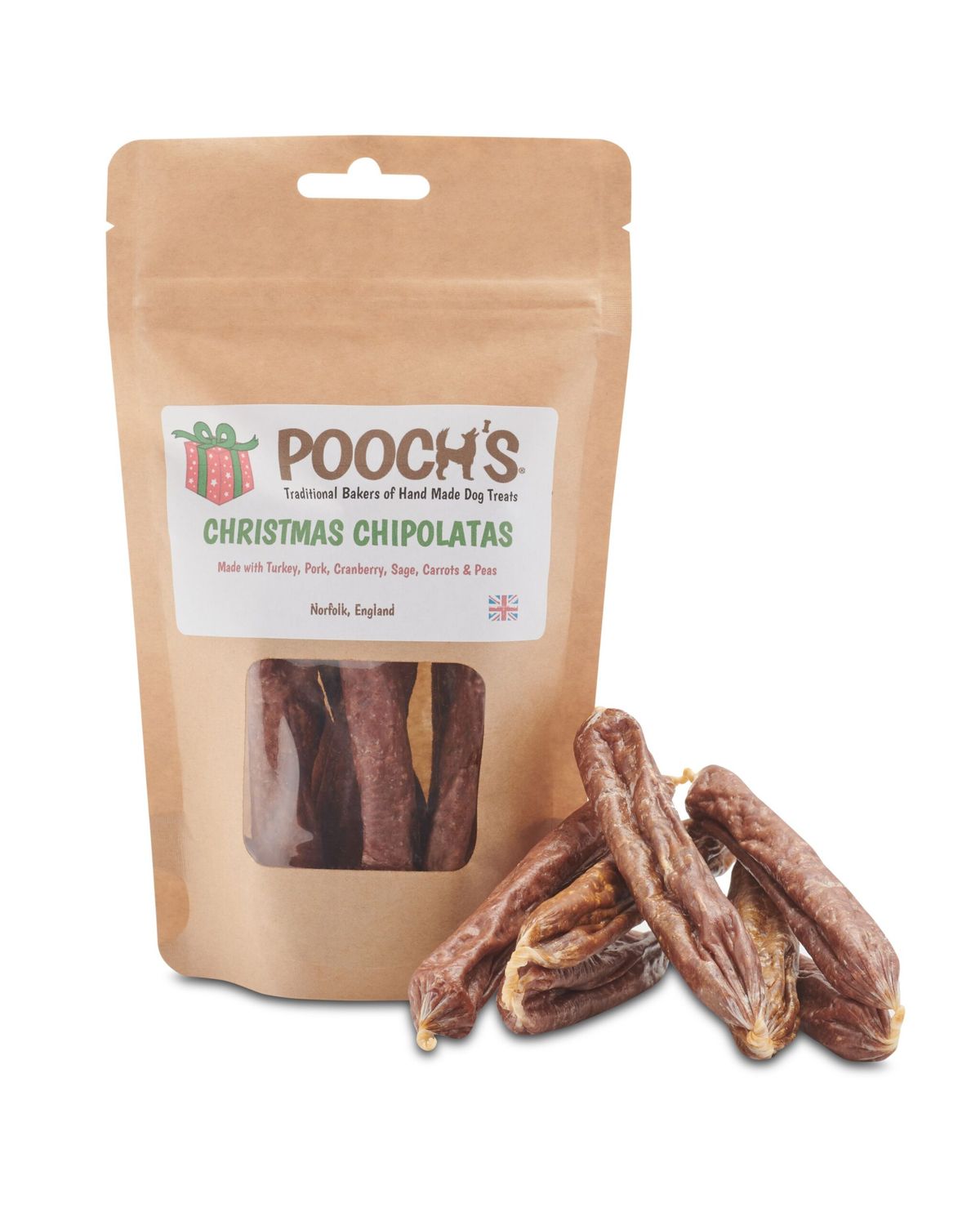Pooch&#39;s Christmas Chipolata (95g)