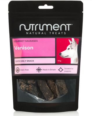 Nutriment Venison Gourmet Sausages (150g)