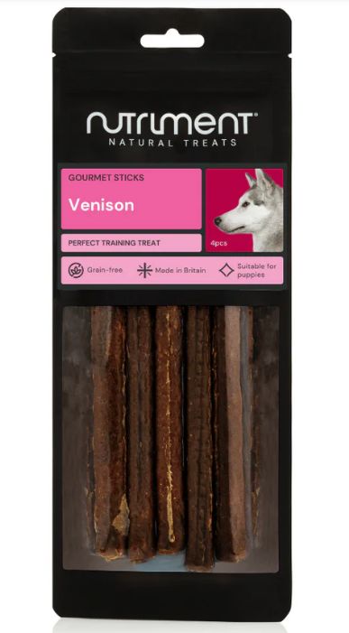 Nutriment Venison Gourmet Sticks Pack Of 4