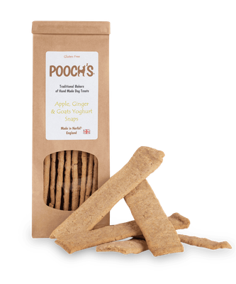 Pooch's Apple, Ginger and Yoghurt snaps (180g)