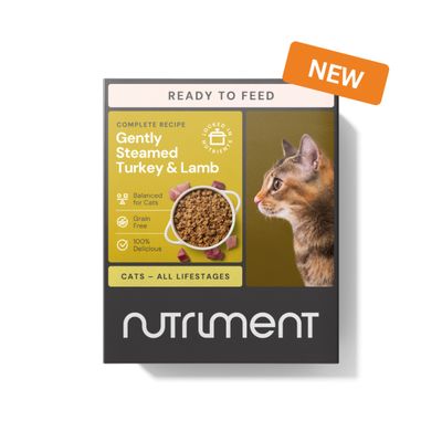 Nutriment Gently Steamed - Turkey &amp; Lamb for Cats (395g)
