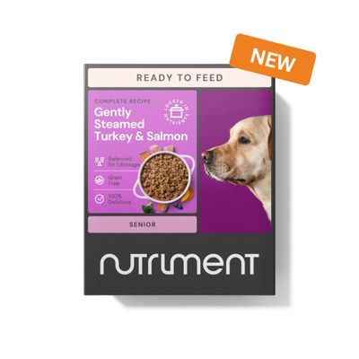 Nutriment Gently Steamed - Turkey &amp; Salmon for Senior Dogs (395g)