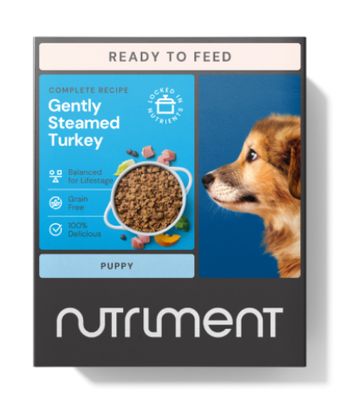 Nutriment Gently Steamed - Turkey for Puppies (395g)