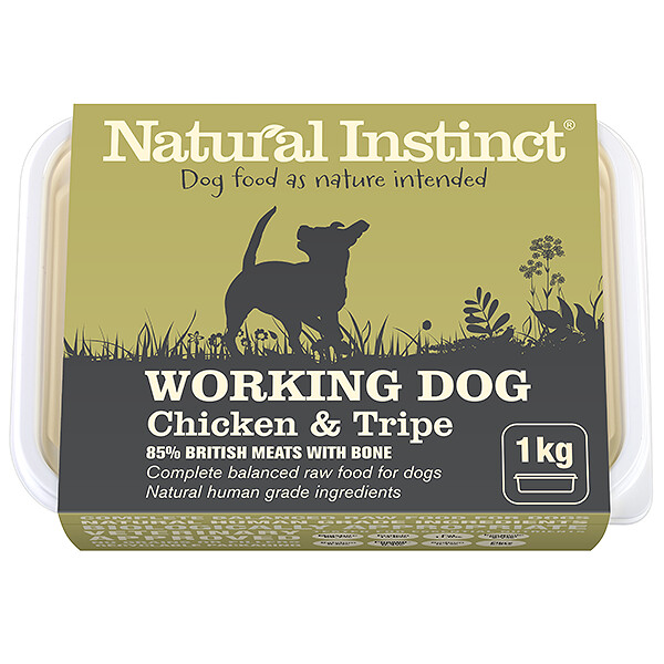 Natural Instinct Working Dog Chicken &amp; Tripe (1kg)