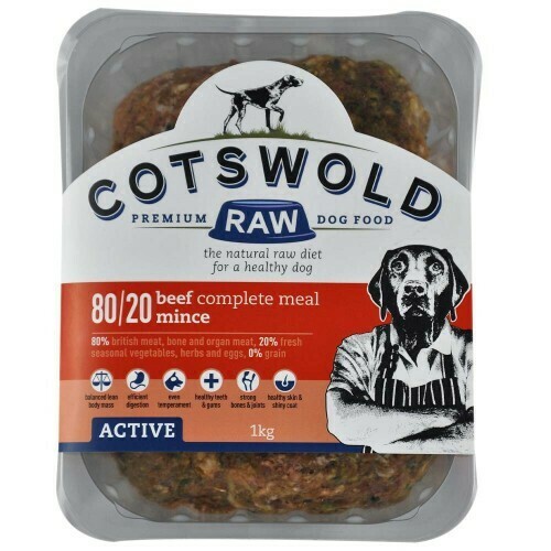 Cotswold Raw Beef Mince Active-80/20 (500g)
