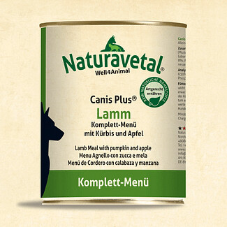 Naturavetal Canis Plus Lamb Complete Meal with Pumpkin &amp; Apple (800g)