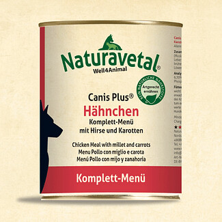 Naturavetal Canis Plus Chicken Complete Meal with Millet &amp; Carrots (800g)