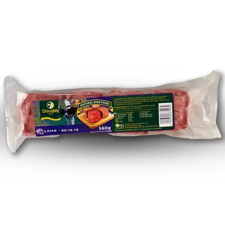 Dougie's Lamb 80/10/10 (4 x 140g)