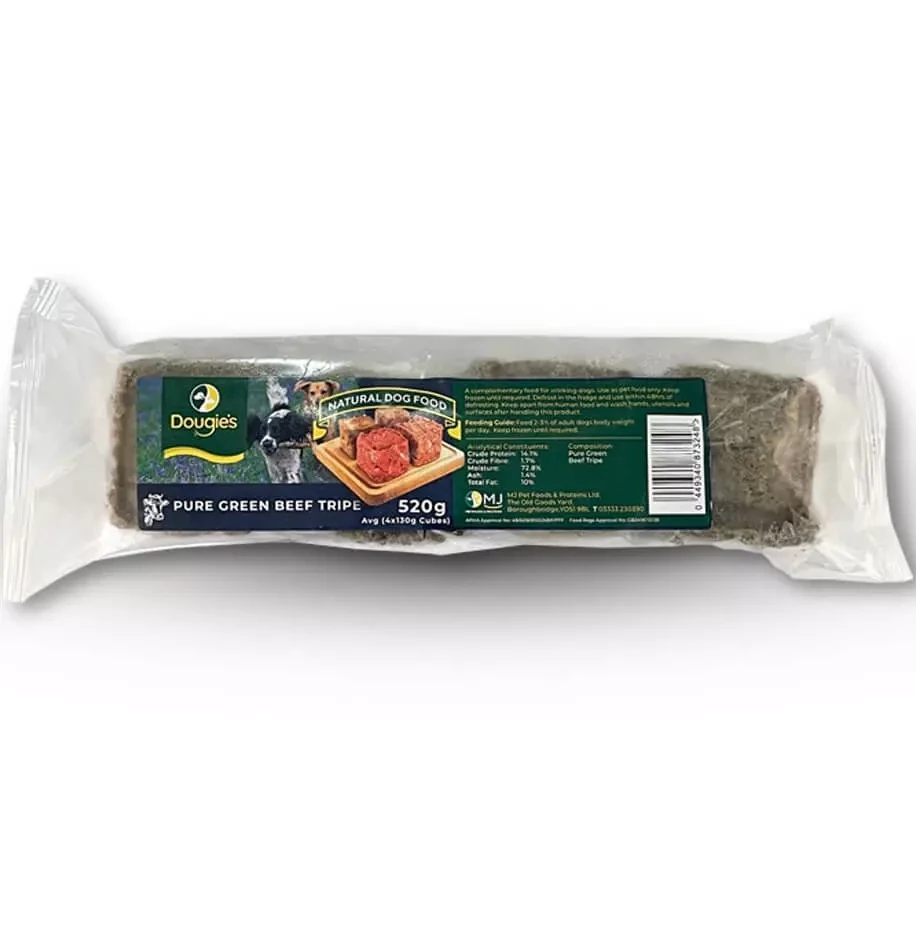 Dougie's Green Beef Tripe (4 x 130g)