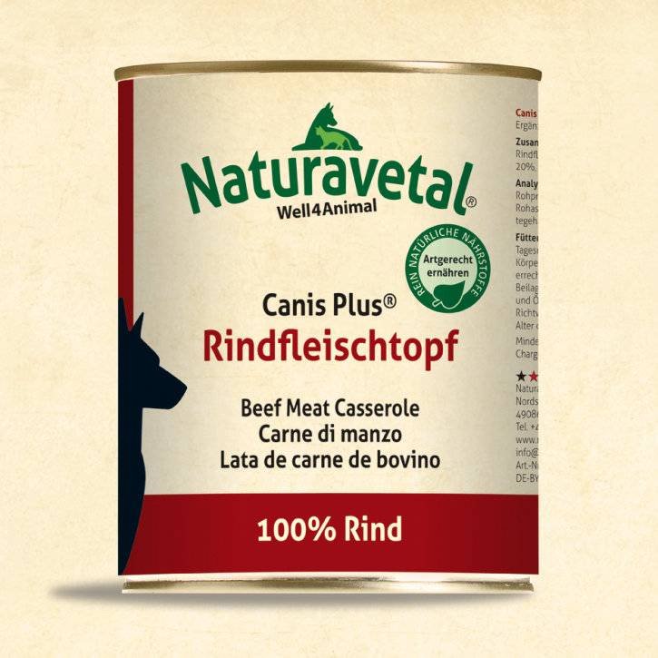 Naturavetal Beef Meat Pot (800g)