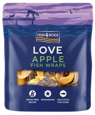 Fish4Dogs Apple Fish Wraps (90g)