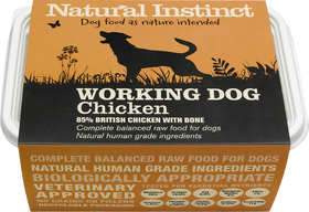 Natural Instinct Working Dog Chicken SMASHED TUB (1kg)