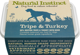 Natural Instinct Tripe and Turkey SMASHED TUB (1kg)