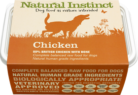 Natural Instinct Chicken (1kg - SMASHED TUB)