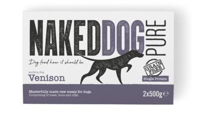Naked Dog Venison (2 x 500g)